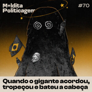Quando o gigante acordou, tropeçou e bateu a cabeça